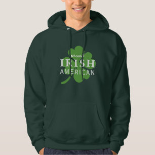 Moletom Orgulhosa Rua Irlandesa Americana. Dia de Patrick