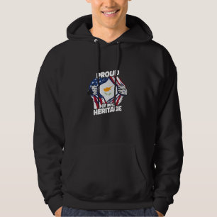 Moletom Orgulhoso de Minha Herança - Bandeira Patriótica d