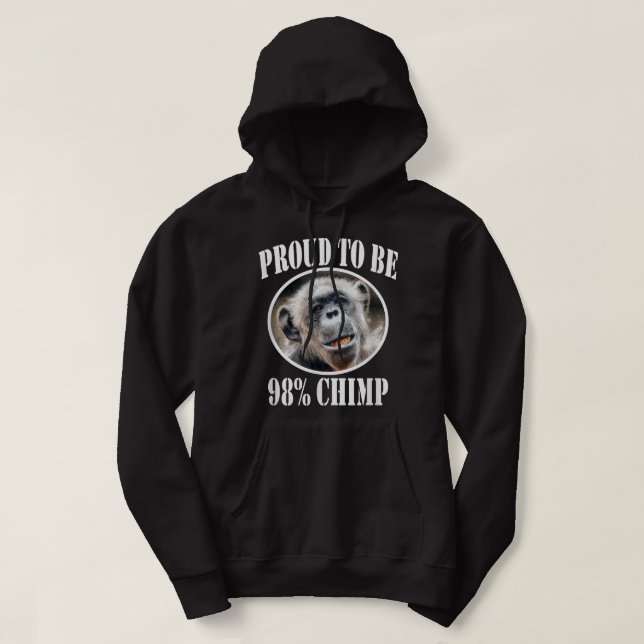 Moletom Orgulhoso De Ser 98 Chimp (Frente do Design)