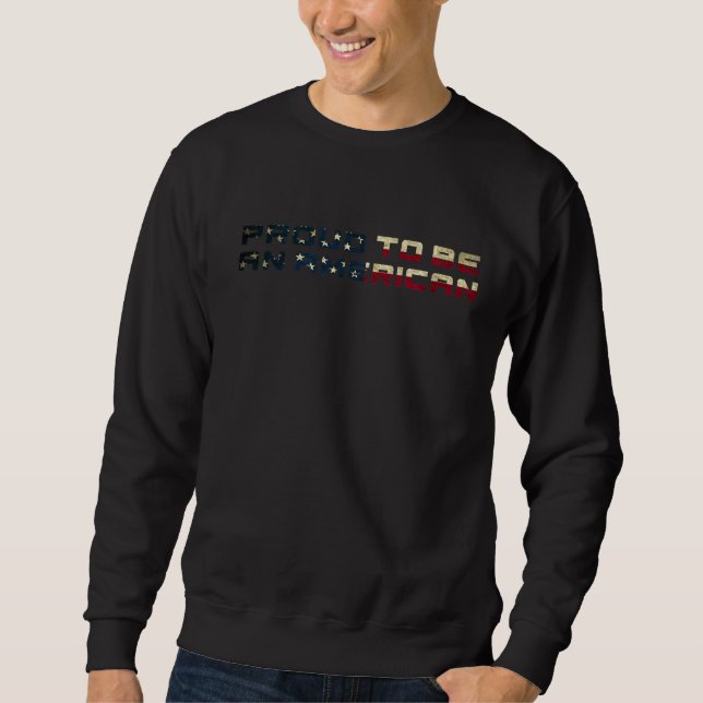Moletom Orgulhoso De Ser Americano (Frente)