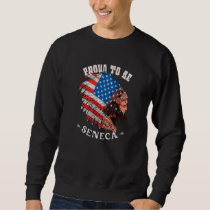 Moletom Orgulhoso De Ser Sêneca Nativo Americano