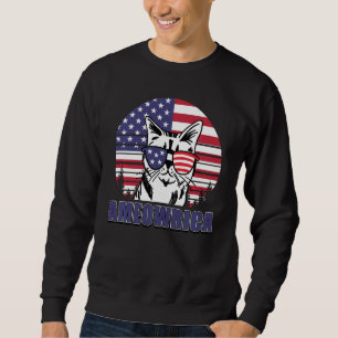 Moletom Orgulhoso De Ser Um Bandeira Americano, Cat. 4º De