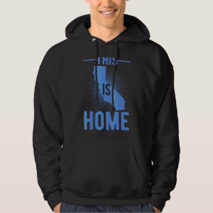 Moletom Orgulhoso Estado Fã Dos Eua Isto É O Home Map Cali