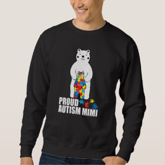 Moletom Orgulhoso Mimi Urso Autismo Conscientização Peça d