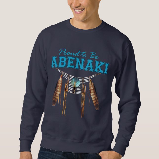 Moletom Orgulhoso ser Abenaki (Frente)