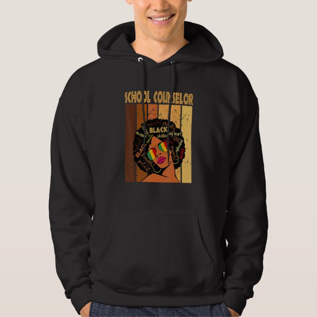 Moletom Orientador Escolar Afro Americano Negro Histo (Frente)
