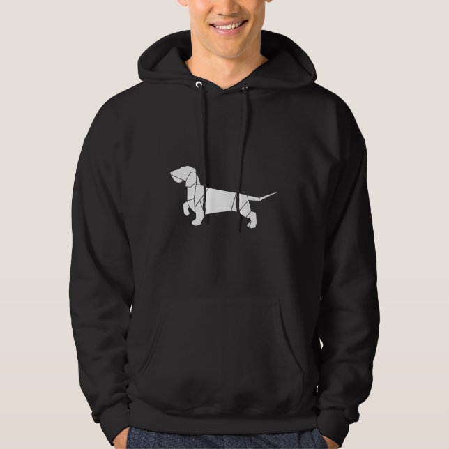 Moletom Origami Dachshund Wire Haired Dachshund (Frente)