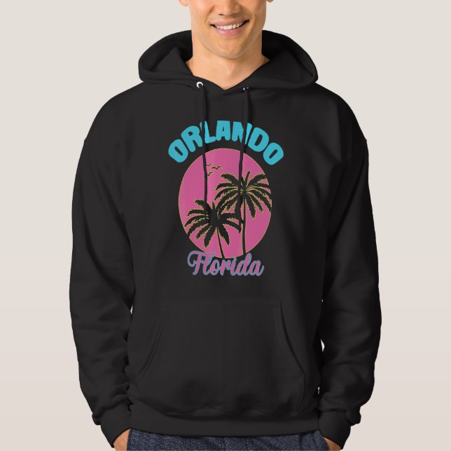 Moletom Orlando Florida Summer Trip Palm Tree Friel (Frente)