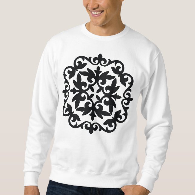 Moletom Ornamental Floral Design (Frente)