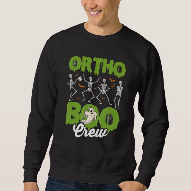 Moletom Ortho Squad Spooky Ortho Orthopedic Halloween Boo  (Frente)