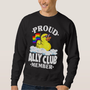 Moletom Orud Ally Club Membro Rubber Duck Gay Les