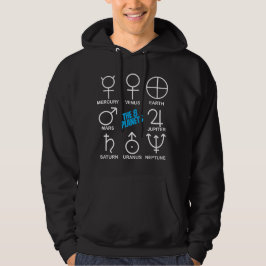 Moletom Os 8 Símbolos Planetários Personalizáveis Branco n