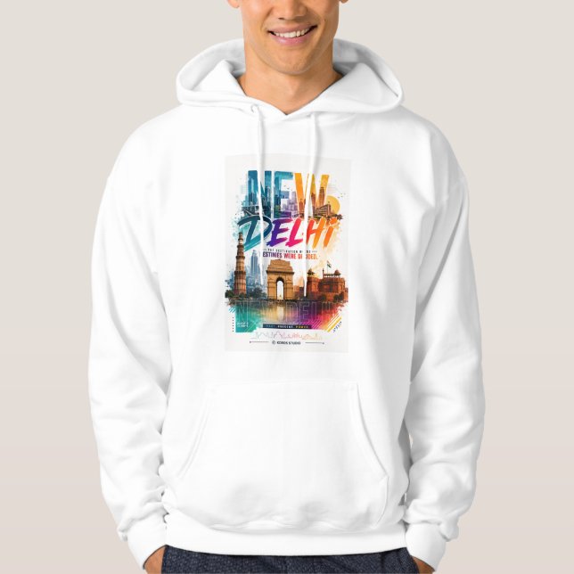 Moletom Os capuzes de designer "Nova Deli" (Frente)