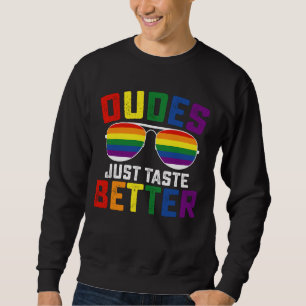 Moletom Os Caras São Muito Mais Saborosos Piada Gay Orgulh