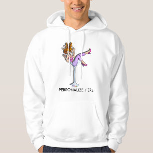 Moletom Os Hoodies, suam - o vermelho de Lil no vidro de