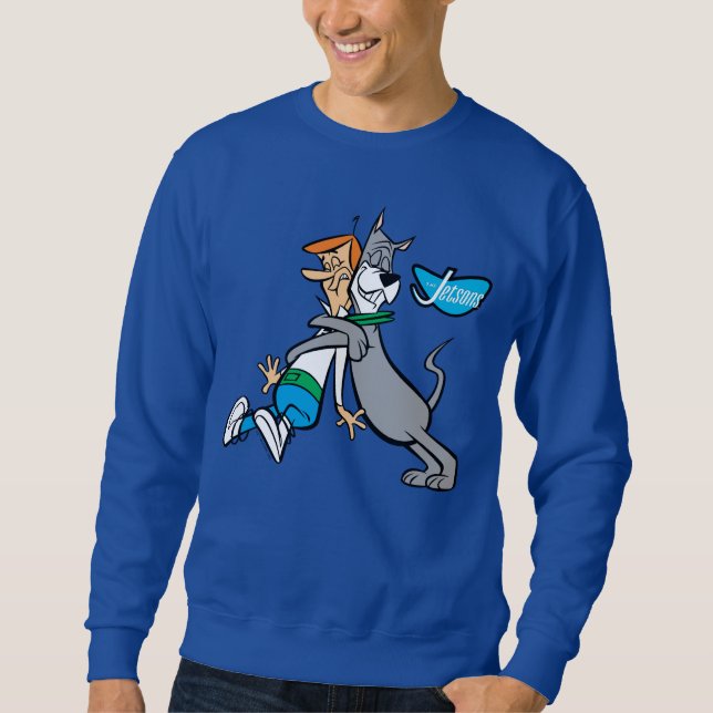 Moletom Os Jetsons | George & Astro Hug (Frente)