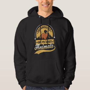 Moletom Os Marmotas São Os Meus Animais Espirituosos.