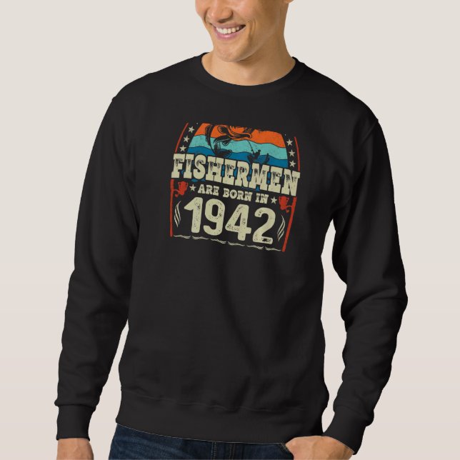 Moletom Os Melhores Pescadores São Nasceres Em 1942 (Frente)
