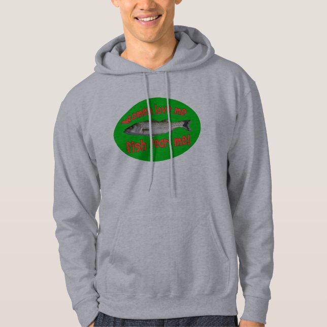 Moletom Os peixes temem-me (o verde) (Frente)