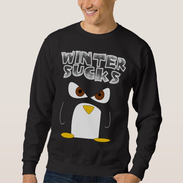 Moletom Os pinguins deiam o inverno (Frente)