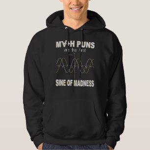 Moletom Os Puns Da Matemática São O Primeiro Sino Da Matem
