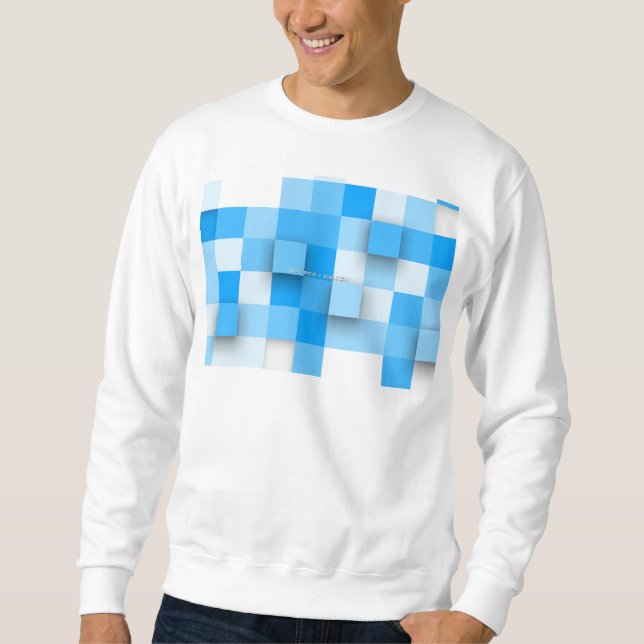 Moletom Os quadrados de SlipperyJoe - mosaico moderno trab (Frente)