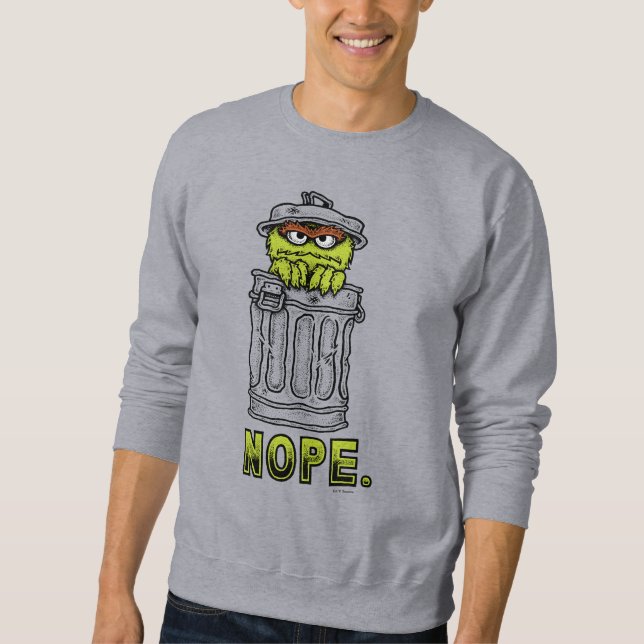 Moletom Oscar, o Grouch - Não. (Frente)