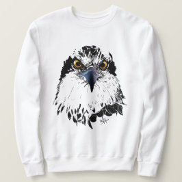 Moletom Osprey Desenho Olhos Pretos e Brancos Piercing