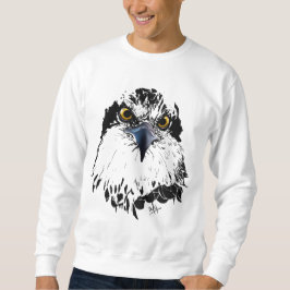 Moletom Osprey Desenho Olhos Pretos e Brancos Piercing
