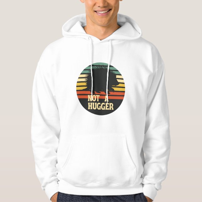 Moletom ouriço preto não abraçador (Frente)