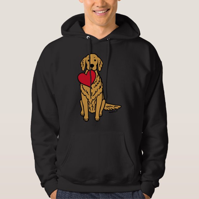 Moletom Ouro Retriever Red Heart (Frente)