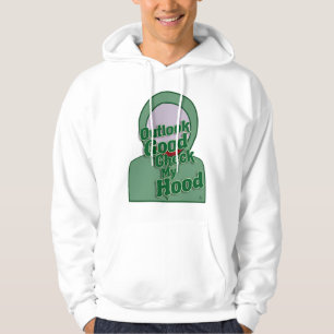 Moletom Outlook Good Check My Hood Fun Slogan