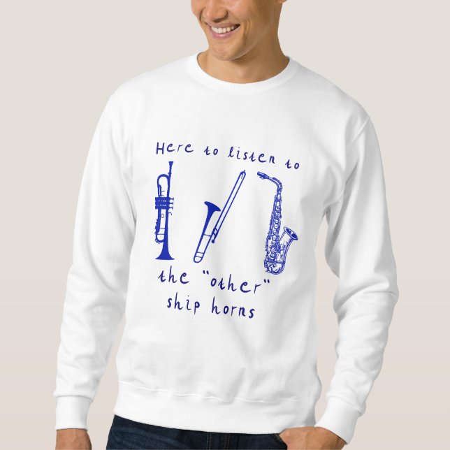 Moletom Outros Cornetões de Navio de Cruzeiro Unisex (Frente)