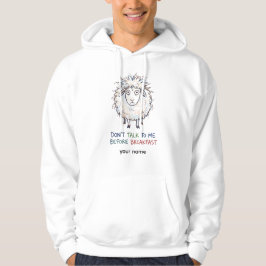 Moletom Ovelhas Cansadas Engraçadas Não Me Falam Antes do 