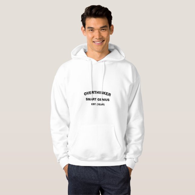 Moletom Overthinker Meme hoodie (Frente Completa)