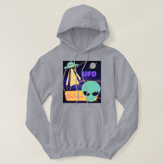 Moletom ovni, extraterrestre acreditar (Frente do Design)