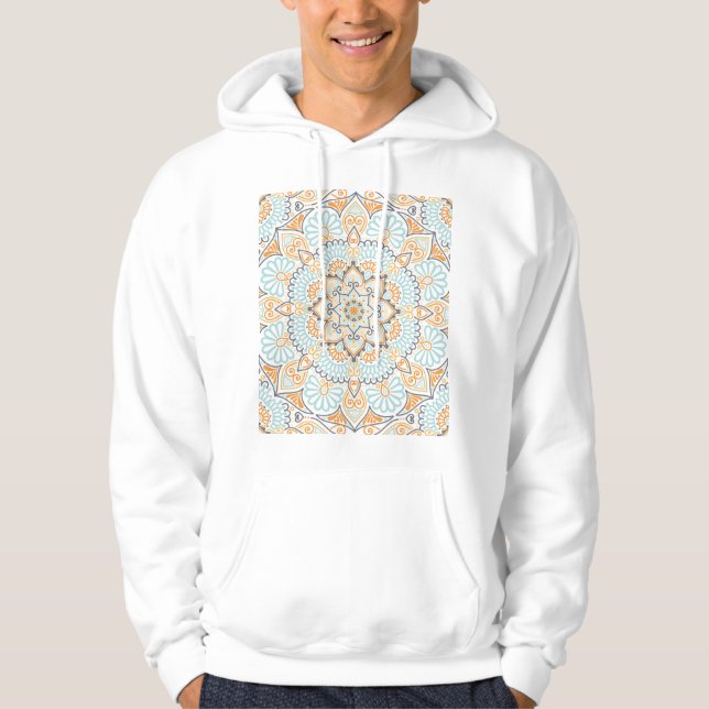 Moletom Padrão de azulejo sem costura: design decorativo e (Frente)