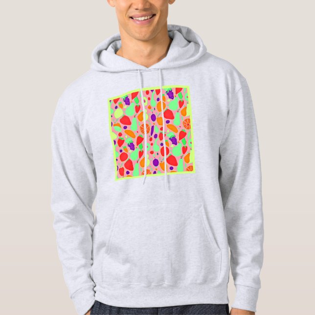 Moletom Padrão de Espectro Colorido e Frutífero (Frente)