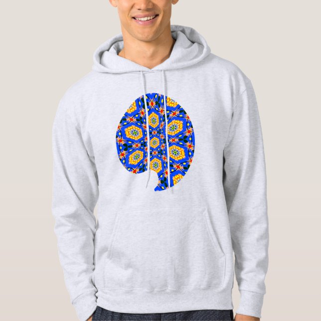 Moletom Padrão estético floral (Frente)