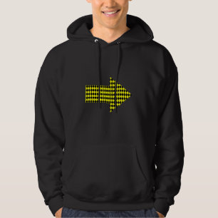 Moletom Padrão Harlequim Grande Geométrico Amarelo e Preto