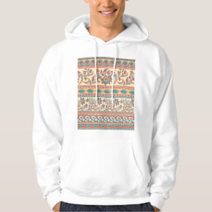 Moletom Padrão Invisível das Fronteiras Florais Indianas