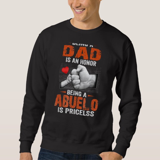 Moletom Padre Day Cote Ser Um Pai Honra E Abuelo (Frente)