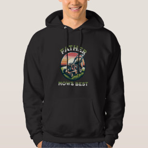 Moletom Padre Mows Best Lawn Care Pai Movendo Gordura
