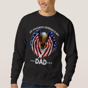 Moletom Padre Veteranos Meu Veterano Favorito É Meu Pai