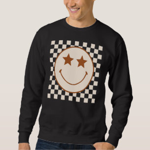 Moletom Padrões De Cara Feliz Para Mulheres Homens