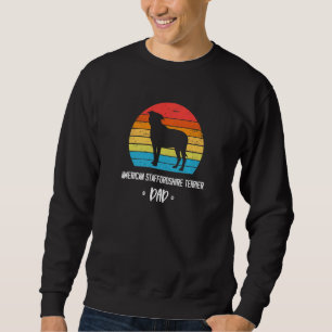 Moletom Pai American Staffordshire Terrier Vintage Retro