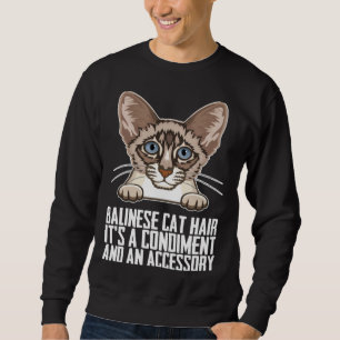 Moletom Pai balinês Mãe balinesa Gatos balineses 1
