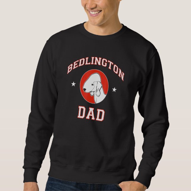 Moletom Pai Bedlington Terrier (Frente)