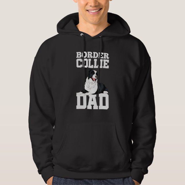 Moletom Pai Border Collie Dono de Cachorro Dia dos Pais Bo (Frente)