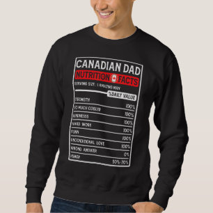 Moletom Pai canadense Hero  Fatos Nutricionais Dia de os p